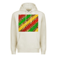 Oatmeal Heather African colors leopard Premium Hoodie - Zillion Design Studio