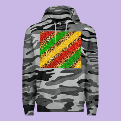 African Colors Leopard Premium Hoodie Designed By Zillion Design Studio