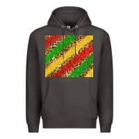 Smoke African colors leopard Premium Hoodie - Zillion Design Studio