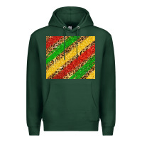 Sports Green African colors leopard Premium Hoodie - Zillion Design Studio
