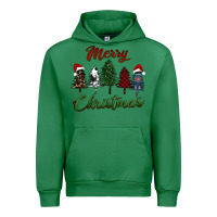 Emerald merry christmas trees Urban Hoodie - RanaPortraitStore