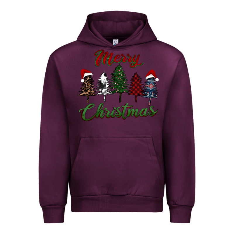 Merry Christmas Trees Urban Hoodie by RanaPortraitStore | Teevron