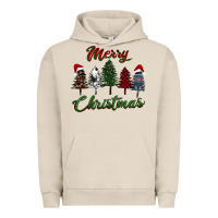 Pigment French Oak merry christmas trees Urban Hoodie - RanaPortraitStore