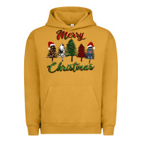 Pigment Peanut Butter merry christmas trees Urban Hoodie - RanaPortraitStore