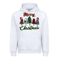 White merry christmas trees Urban Hoodie - RanaPortraitStore