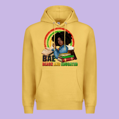 Bae Black And Educated Premium Hoodie Designed By Zillion Design Studio