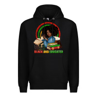 Black Bae black and educated Premium Hoodie - Zillion Design Studio