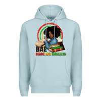 Blue Mist Bae black and educated Premium Hoodie - Zillion Design Studio