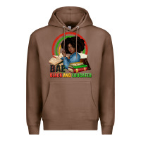 Chestnut Bae black and educated Premium Hoodie - Zillion Design Studio
