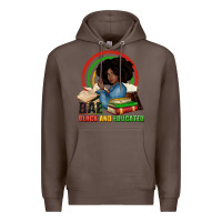 Coffee Bae black and educated Premium Hoodie - Zillion Design Studio