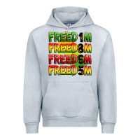 Heather Grey Freedom 1865 Urban Hoodie - Zillion Design Studio
