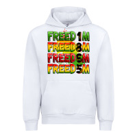 White Freedom 1865 Urban Hoodie - Zillion Design Studio