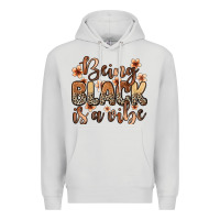 Dove Grey Being black is a vibe Premium Hoodie - Zillion Design Studio