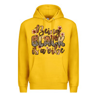 Lemon Being black is a vibe Premium Hoodie - Zillion Design Studio