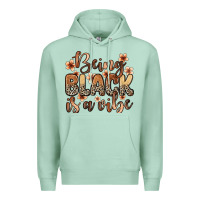 Seafoam Being black is a vibe Premium Hoodie - Zillion Design Studio