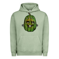 Pigment Oil Green leopard pumpkin frankestein Urban Hoodie - RanaPortraitStore