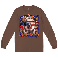 Chestnut amerıcan pig Long Sleeve Tee - BarkalooDesign