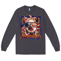 Smoke amerıcan pig Long Sleeve Tee - BarkalooDesign