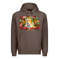 Coffee joy to the world Premium Hoodie - texasbilliewilder