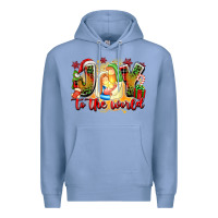 Colony Blue joy to the world Premium Hoodie - texasbilliewilder
