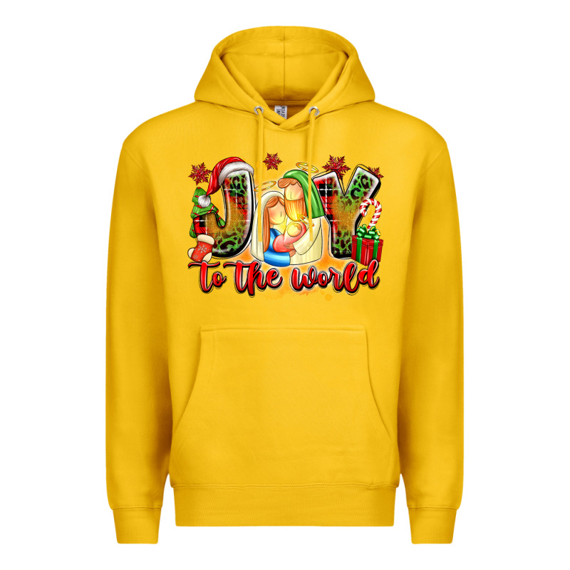 Joy To The World Premium Hoodie by texasbilliewilder | Teevron