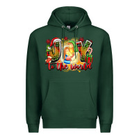 Sports Green joy to the world Premium Hoodie - texasbilliewilder