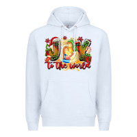 White joy to the world Premium Hoodie - texasbilliewilder