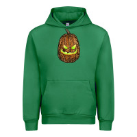 Emerald watercolor leopard pumpkin Urban Hoodie - RanaPortraitStore