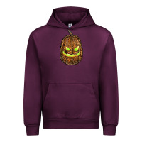 Mauve Wine watercolor leopard pumpkin Urban Hoodie - RanaPortraitStore