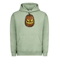 Pigment Oil Green watercolor leopard pumpkin Urban Hoodie - RanaPortraitStore