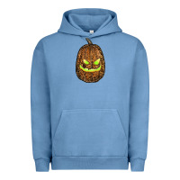 Pigment Pebble Blue watercolor leopard pumpkin Urban Hoodie - RanaPortraitStore