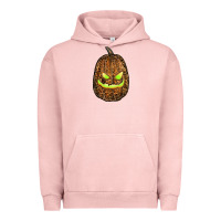 Pigment Salmon watercolor leopard pumpkin Urban Hoodie - RanaPortraitStore