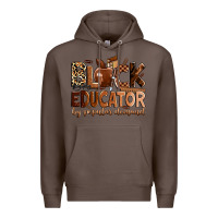 Coffee Black educator by popular demand Premium Hoodie - Zillion Design Studio