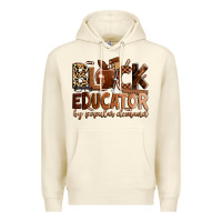 Sandshell Black educator by popular demand Premium Hoodie - Zillion Design Studio