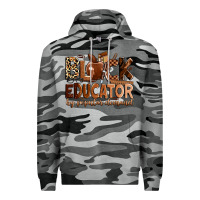 Slate Camo Black educator by popular demand Premium Hoodie - Zillion Design Studio