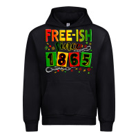 Black Free-ish since 1865 Urban Hoodie - Zillion Design Studio