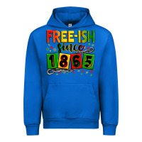Cobalt Free-ish since 1865 Urban Hoodie - Zillion Design Studio