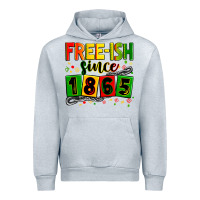 Heather Grey Free-ish since 1865 Urban Hoodie - Zillion Design Studio