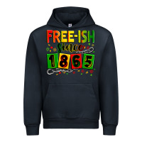 Navy Free-ish since 1865 Urban Hoodie - Zillion Design Studio
