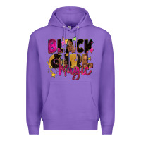Purple Black girl magic Premium Hoodie - Zillion Design Studio