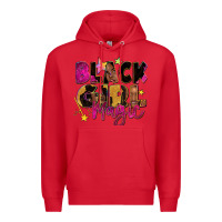 Red Black girl magic Premium Hoodie - Zillion Design Studio