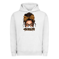 Pigment Lunar Rock caucasian leopard messy bun mom life Urban Hoodie - texasbilliewilder