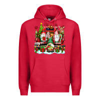Cardinal christmas gnome truck Premium Hoodie - texasbilliewilder