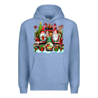 Colony Blue christmas gnome truck Premium Hoodie - texasbilliewilder