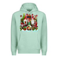 Seafoam christmas gnome truck Premium Hoodie - texasbilliewilder