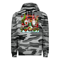 Slate Camo christmas gnome truck Premium Hoodie - texasbilliewilder