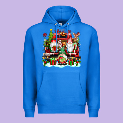 Christmas Gnome Truck Premium Hoodie Designed By Texasbilliewilder