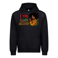 Black I am black history Urban Hoodie - Zillion Design Studio