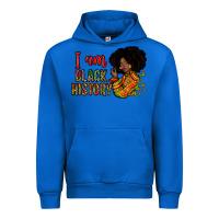 Cobalt I am black history Urban Hoodie - Zillion Design Studio