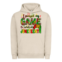 I Paused My Game To Celebrate Juneteenth Urban Hoodie | Teevron